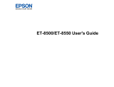 Epson ET-8500 User guide