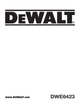 DeWalt DWE6423 User manual