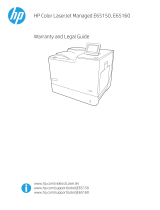 HP Color LaserJet Managed E65160 series User guide