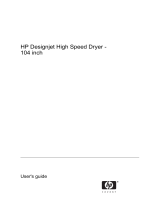 HP DesignJet 10000s Printer series User manual