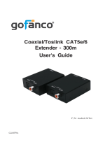 gofanco AudioCATExt User manual