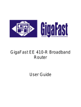 Gigafast EE410-R User manual