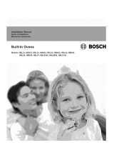 Bosch HBN34 Installation guide