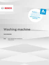 Bosch WAX32MH9GB User manual and assembly instructions