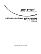 Creator CROSS-MAX0808 User manual