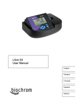 biochrom Libra S4 User manual
