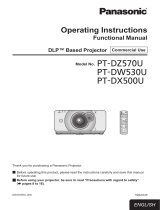 Panasonic PT-DX500U User manual