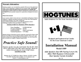 Hogtunes 1009 Installation guide