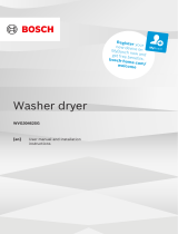 Bosch WVG30441ID/02 User manual and assembly instructions