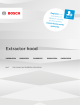 Bosch DWB98JR50I/03 User manual and assembly instructions
