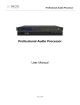 IHOS DP408 Professional Audio Processor User manual