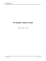 BST KOREA ID-100 ID Reader Setting User guide