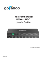 gofanco Matrix44HD2-BSC User guide