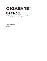 Gigabyte S451-Z30 User manual