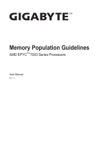 Gigabyte R162-ZA2 User manual