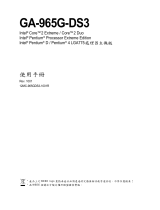 Gigabyte GA-965G-DS3 Owner's manual
