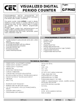 CET GFM40 Owner's manual