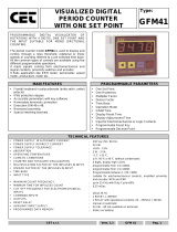 CET GFM41 Owner's manual