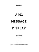 CET A4001 Owner's manual