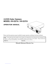 Hitachi Kokusai Electric HV-D27A User manual