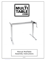 MultiTable Manual ModTable Assembly Instructions Manual