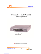 MIP Telecom ComBox User manual
