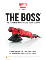 Griots Garage THE BOSS G21 User's Manual And Care Instructions