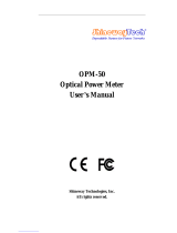ShinewayTech OPM-50 User manual