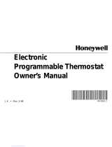 Honeywell Electronic Programmable Thermostat User manual