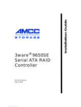 AMCC 3WARE 9650SE User manual