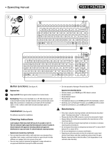 MAN MACHINE Slim Cool Keyboard User manual