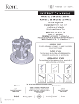 HOUSE OF ROHL RH0506F1 User manual