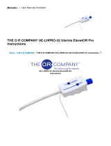 THE O R COMPANY UE-LHPRO-32 Uterine ElevatOR Pro Operating instructions