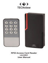 TECHVIEW LA-5351 RFID Access Card Reader User manual