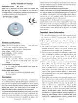 Siterwell GS558A Smoke Alarm User manual