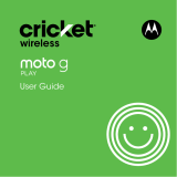 Motorola MOTO G Play 2023 Cricket Wireless User manual