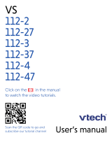 VTech VS112-27 User manual