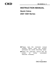 CKD 2QV・3QV Series User manual