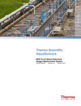 Thermo Scientific AquaSensors RDO Pro-X Optical Dissolved Oxygen Sensor User manual