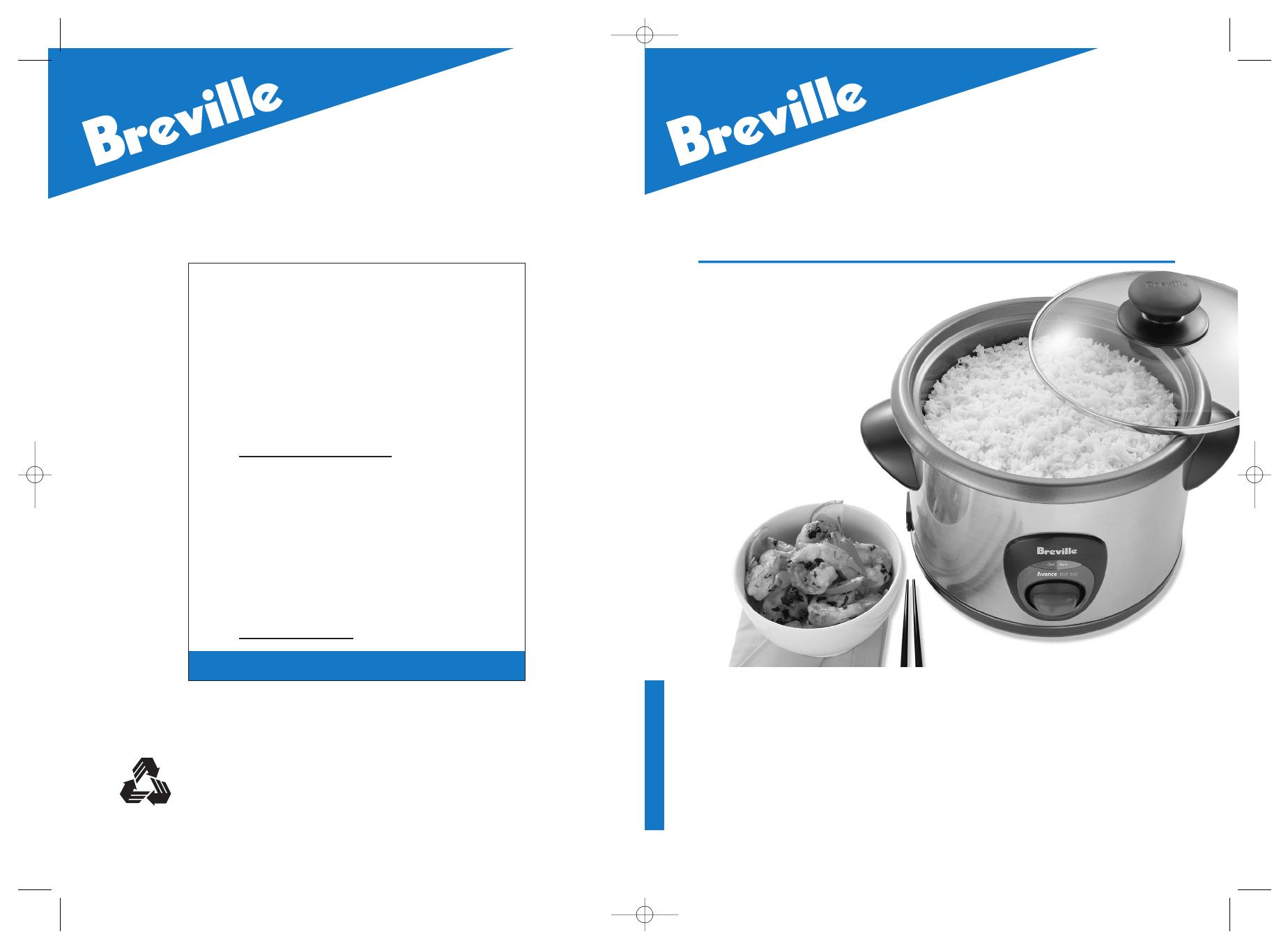 Breville RC19XL User manual
