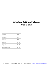 A4 Tech. Wireless 1-Wheel Mouse User manual