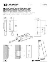 ACI Farfisa EX322 Owner's manual