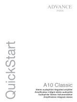 Advance Paris A10 classic Quick start guide