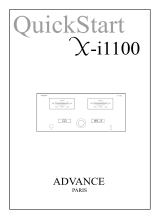 ADVANCE X-i1100 Quick start guide