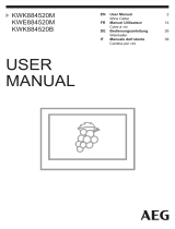 AEG KWE884520M User manual