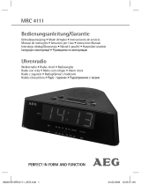AEG MRC 4111 Owner's manual