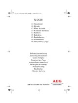 Aeg-Electrolux M 2500 User manual