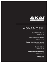 Akai Professional Advance 61 Quick start guide