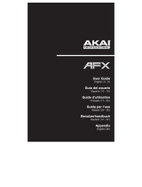 Akai AFX User manual