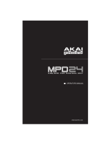 Akai MPD24 User manual
